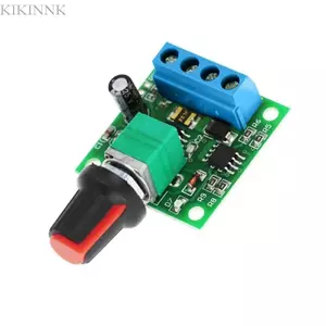 KIKIN 1 5-12V Bộ điều chỉnh tốc độ động cơ Mô-đun truyền động nguồn Bộ điều khiển tốc độ động cơ PWM 2A