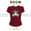 BOOM Áo Baby Tee Nữ Cotton Ôm Body-Áo Thun Ngắn Tay Y2K In Hình PhongCách Mùa Hè, Cổ Tròn Hàng Đầucách hàn quốc phong298