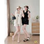 Set Bộ Nữ Ngắn Phối BI NƠ Vai Họa Tiết Chấm Bi Ngắn Cực Xinh Chất vài Mát Nhẹ THỜI TRANG MỚI HIYU 66 STORE