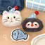 Móc khóa sang trọng Penguin cho bé gái 1 Mặt dây chuyền đồ chơi sang trọng mềm mại lông tơ cho Bapa Trang trí vòng chìa khóa xe hơi Đẹp