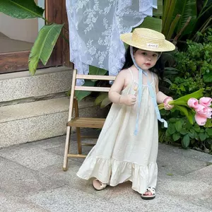 Mùa hè Phong cách mới (90-160) Váy treo kiểu dáng mỏng phong cách Mori cho bé gái