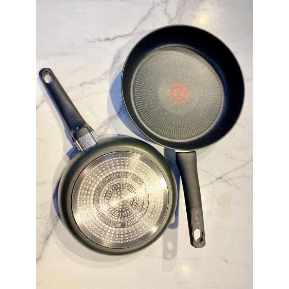 Chảo Rán Chống Dính Tefal Ultimate 20/24/26/28cm Titanium Dùng Cho Mọi Bếp, Hàng Chính Hãng Pháp