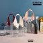 Túi Tote IFANSIN, Túi mua sắm trong suốt PVC, Túi đựng đồ chống nước có tay cầm thực tế