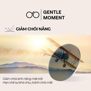 Kính râm gọng vuông chống tia UV GENTLE MOMENT kính mát thời trang nam nữ phong cách Hàn Quốc GMR914