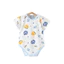 Quần Áo Xì Hơi Hà Bảo Tam Giác Quần Áo Tay Ngắn Hà Tam Giác Nam Nữ Quần Áo Mùa Hè Cho Bé Quần Áo Cotton Nguyên Chất Trẻ Sơ Sinh Leo Núi