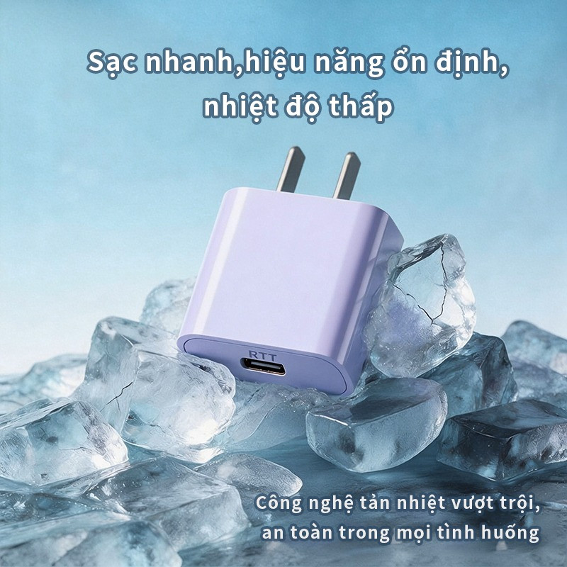 Sạc nhanh 20.W (Bộ chuyển đổi PD20.W) Cáp Type-c USB tương thích ip phụ kiện điện thoại ip6-14prmax