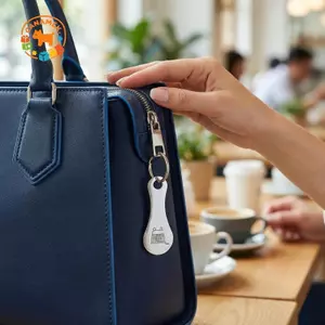 Móc khóa kim loại bền CANAMEK với thiết kế đơn giản độc đáo Đa năng cho túi Bapa và phụ kiện du lịch Lưu trữ CSF
