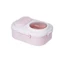 Hộp cơm trưa macaron dễ thương, phiên bản Hàn Quốc, màu trơn, phong cách nữ tính, hộp cơm trưa chia ngăn