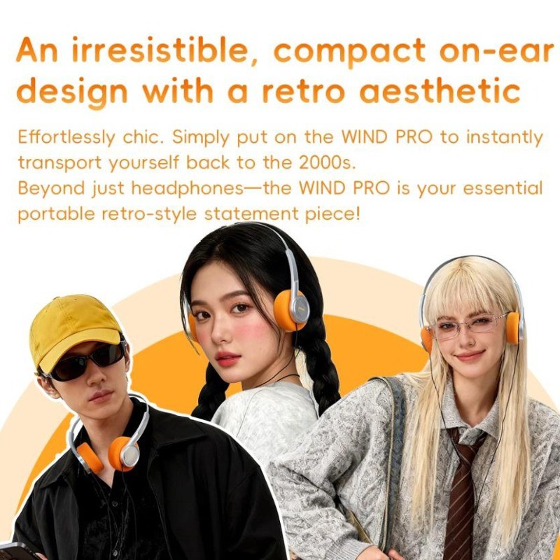 Tai nghe có dây FiiO SNOWSKY WIND PRO HiFi 40mm Trình điều khiển năng động Âm thanh HiFi Điều chỉnh giọng hát Tai nghe nhẹ có Mic