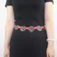 Thắt lưng FINANSIN, Thiết kế sang trọng Dây chuyền tua rua nhiều lớp Dây chuyền kim loại Pentagram, Thương hiệu hợp thời trang Y2K Punk Hollow Star Dây đeo thắt lưng bằng da PU