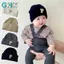 GHX Thu Đông Bé Hatfortable Màu Trơn Mũ Chữ Dễ Thương Mũ Cotton Sơ Sinh 6 Tháng Đến 4 Tuổi Trẻ Sơ Sinh Bonnet VN