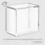 HFTOY Booster Box Acrylic Case Protector 8mm + 4mm Thi Clear Acrylic 5mm Đóng từ tính Dễ dàng nạp hàng đầu ~