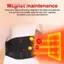 Trị liệu thắt lưng từ tính có thể điều chỉnh Ba Phụ nữ Massage Tấm thép Tấm bảo vệ Hỗ trợ thắt lưng tự sưởi ấm Dây đeo mát xa Ba
