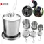Cốc gấp bằng thép không gỉ 250ml Du lịch ngoài trời Cắm trại Cốc nước có thể gập lại di động có móc khóa Cốc trà có thể thu vào VN