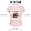BOOM Áo Baby Tee Nữ Cotton Ôm Body-Áo Thun Ngắn Tay Y2K In Hình PhongCách Mùa Hè, Cổ Tròn Hàng Đầucách hàn quốc phong385