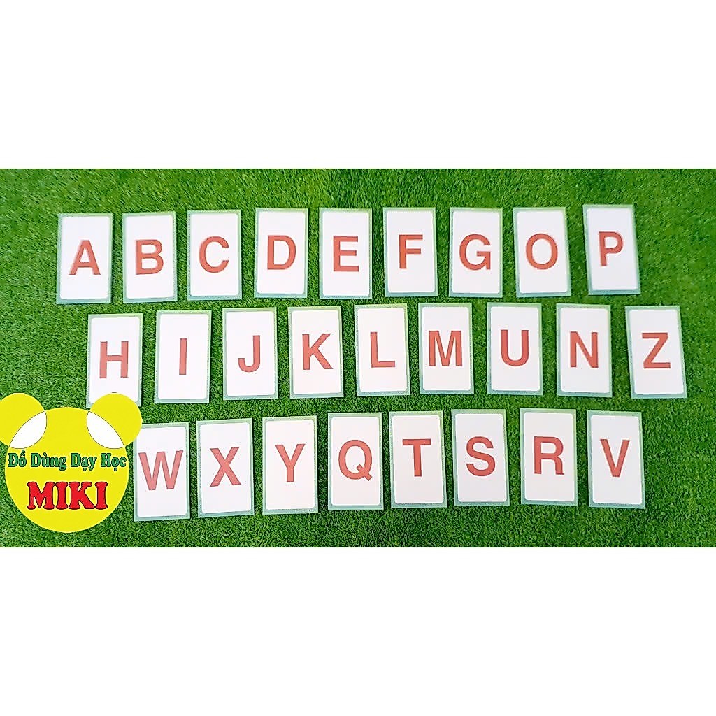 COMBO 226 THẺ chữ cái âm vần cho bé làm quen