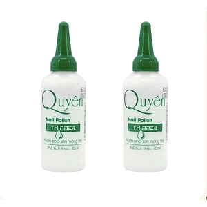 Nước Pha sơn móng tay (Thinner) cao cấp Quyên - Chai 40ml/125ml