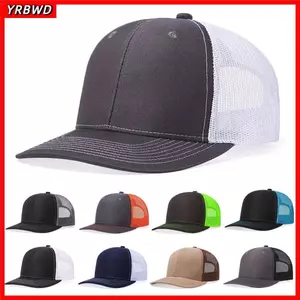 Mũ bóng chày mùa hè YRBWD, Mũ chống nắng lưới Hip Hop, Mũ bảo vệ chống tia cực tím có thể điều chỉnh thông thường Mũ xe tải thoáng khí ngoài trời