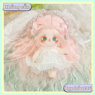 [ORD] Doll không thuộc tính tóc tơ nhiệt 20cm - Búp bê không thuộc tính tóc tơ dài kèm outfit 20cm