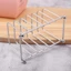 Cc Giá đỡ bánh mì 6 lát Giá bánh mì vuông bằng kim loại Dây kim loại Giá đỡ bánh mì nướng Kệ chia cho bàn ăn và gia đình Br