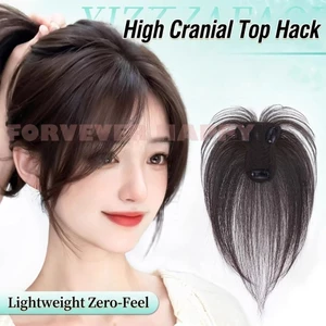 Tóc thật 8-Char Bangs Tóc giả - Tóc trần cao dành cho nữ có tăng âm lượng