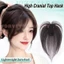 Tóc thật 8-Char Bangs Tóc giả - Tóc trần cao dành cho nữ có tăng âm lượng