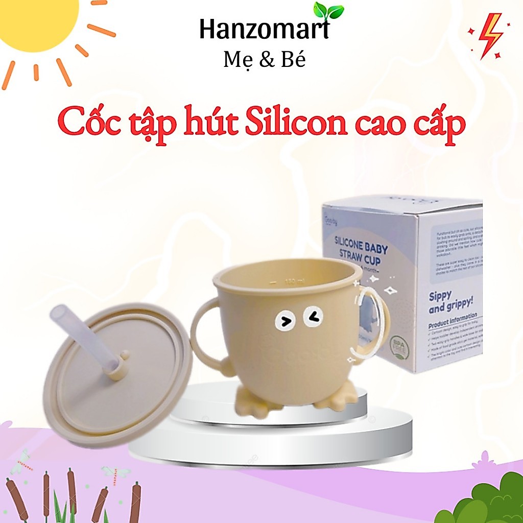 Cốc tập hút Sillicon cao cấp - hanzo2009