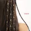 DARON 40 Chiếc Hỗn Hợp Tóc Bộ, Kẹp Vòng Đeo Kim Loại Mũ Dreadlocks Hạt, Phụ Kiện Tóc DIY Quyến Rũ Tóc Bện Tóc Ống Trang Trí