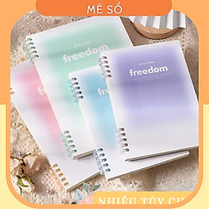 Vở Còng, Sổ Còng B5 A5 Chữ Freedom MESO - Sổ Còng Thay Được Giấy 120 Trang Giấy 100 GSM, Lõi giấy Refill sổ còng