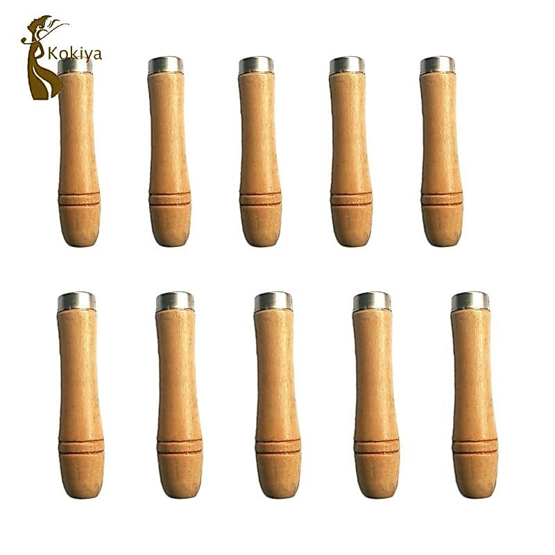 5 Chiếc Gỗ Tay Cầm Tập Tin Phụ Kiện Tua Vít Tay Cầm Mộc