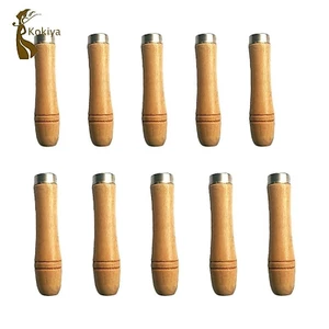 5 Chiếc Gỗ Tay Cầm Tập Tin Phụ Kiện Tua Vít Tay Cầm Mộc