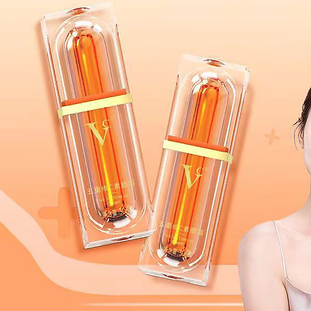 Kem trang điểm vitamin C 5 chiều làm sáng da mặt, che khuyết điểm BB, dưỡng ẩm cho da xỉn màu
