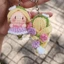 Móc khoá công chúa tóc mây Rapunzel mini bằng len handmade (ảnh thật shop chụp)