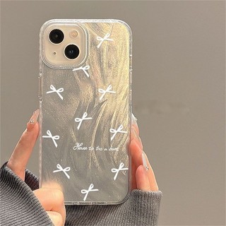 Áp dụng cho iPhone 15 IPhone 14Plus Nơ trắng iPhone 13 PRO MAX 12 Pro 11 16 IPhone Xsmax matte xr