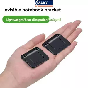 MAKY 2 Chiếc Mini Laptop Đứng Có Thể Điều Chỉnh Gấp Siêu Mỏng Di Động Giá Đỡ Cho Máy Tính Xách Tay Làm Mát Giá Đỡ Bàn Phím Hỗ Trợ VN