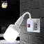 Dailyhome Cắm vào Đèn tường linh hoạt Bộ chuyển đổi Soet E27 Bóng đèn mở rộng Giá đỡ ELWW