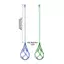 ECK 1 Thanh Niên Bóng Đá Tự Huấn Luyện Ki Net Nhà Thơ Thể Thao Ngoài Trời Chuyên Nghiệp Túi Nylon Bóng Rổ Bóng Đá Túi Lưới Mang Theo Túi HOT