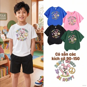 Áo bé trai học sinh tiểu học Thấm hút mồ hôi Vải mềm mại