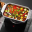 Khay Hấp Inox Đa Năng Có Nắp Dùng Hấp, Nướng, Lẩu, Bảo Quản Thực Phẩm Tiện Lợi Bếp Gia Đình