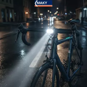 MAKY Đèn Xe Đạp Chống Nước Led Phía Trước Phía Sau Đèn LED USB Sạc Đèn Pha Đèn Hậu Bộ Đèn Pin Sáng Đèn Pin An Toàn Đi Xe Đạp VN