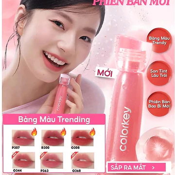 [Hàng Công Ty] Son Kem Lì Phiên Bản Mới Siêu Mịn Môi Colorkey Soft Matte Water Tint