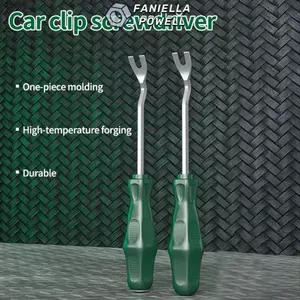 FANIELLAPOWELL Công cụ loại bỏ kẹp cửa ô tô, Bảo trì tự động DIY Trim Panel Fastener Remover, Bộ tháo gỡ nội thất thanh xốp bền bỉ