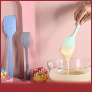 COD 1PC nhà bếp Silicone Kem bơ bánh thìa đập bàn chải bơ trộn bánh bàn chải công cụ nướng dụng cụ nhà bếp S/L
