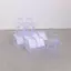 Cod 5pcs Mini trong suốt lưu trữ giá mô hình cho Dollhouse siêu thị cảnh trang trí nội thất