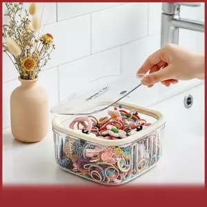 COD trẻ em Phụ kiện tóc Hộp lưu trữ bé tóc quan hệ Cô Gái Tóc Clip ban nhạc đàn hồi lưu trữ đồ trang sức hộp nhỏ