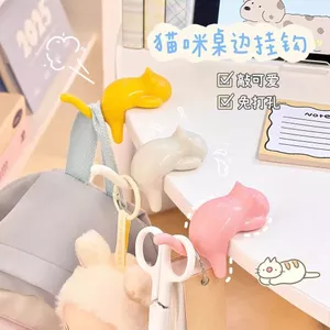 Hàng sẵn có cho mèo Bàn làm việc đa năng Side Schoolbag Lưu trữ vật thể nhỏ Dễ thương Vui nhộn Ký túc xá Trang trí văn phòng Móc