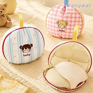 WANYEDI Du Lịch Áo Ngực Tổ Chức, Lưới Chia Túi Bảo Quản Đồ Lót Nhẹ, Hoạt Hình Đa Năng Di Động Bền Tất Tổ Chức