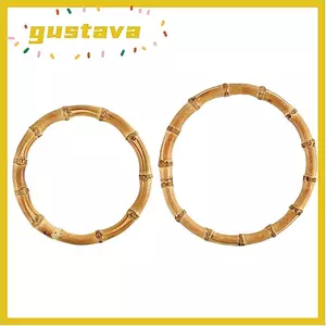 Tay cầm túi tre GUSTAVA Handmade có khóa Phụ kiện túi đeo vai