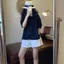 Quần short PYCOU dành cho nữ, Quần short mùa hè lưng thun eo cao, Thoải mái thoáng khí Nhẹ vừa vặn Quần short trắng mặc mùa hè