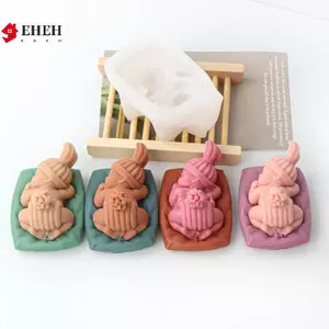 Khuôn Silicon Hình Ngủ Cho Bé 3D Nhà Bếp DIY Bánh Kẹo Nướng Khuôn Socola Handmade Xà Phòng Nến Thạch Cao Nhựa Đất Sét Dụng Cụ VN